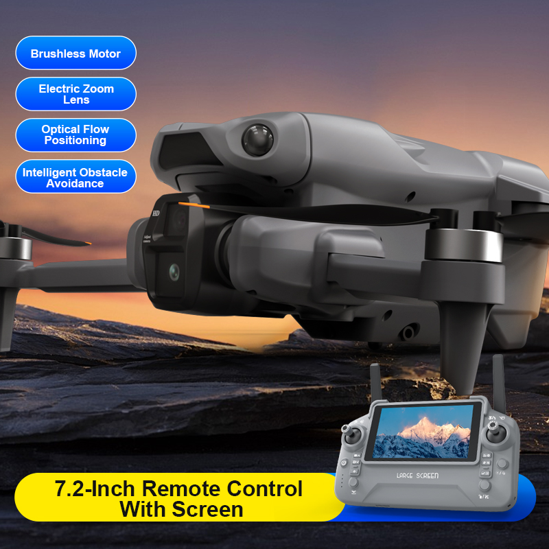Foto Udara Drone LF682 8K HD K - Drone Controller Screen ulasan dan harga