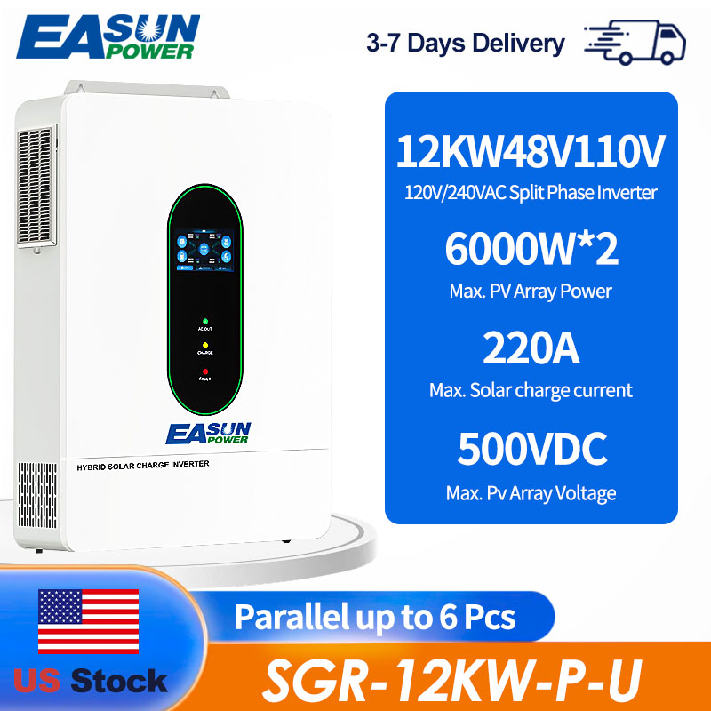 EASUN US 12KW 12000W Inverter  - Drone Solar Charger ulasan dan harga